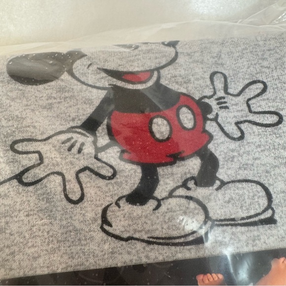 Disney Mickey Mouse Gray Lounge Set Pajamas - Picture 4 of 5